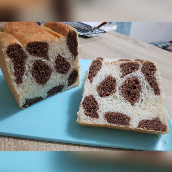 氣炸鍋料理-雙色吐司：慈慈廚房 一起做