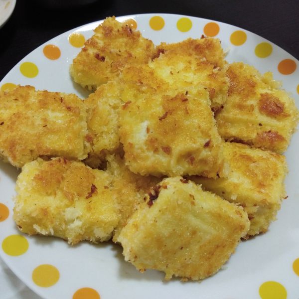 氣炸鍋料理-日式炸豆腐 : 婷婷一起做
