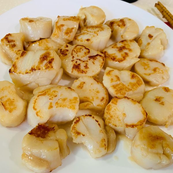 嫩煎生食級干貝 : Teresa Lin一起做