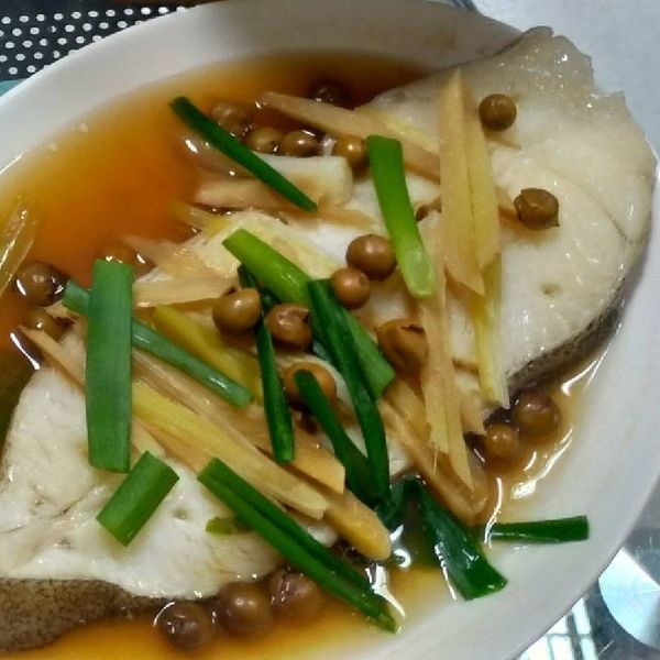 破布子蒸鱈魚【電鍋料理】 : 黃金花一起做