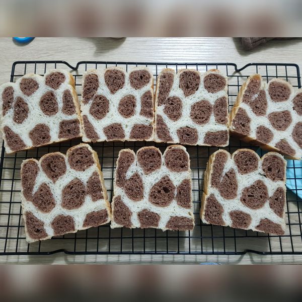 氣炸鍋料理-雙色吐司：慈慈廚房 一起做