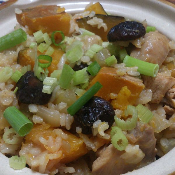我也做了～媽咪的聰明料理術雞肉南瓜炊飯 : Amy一起做