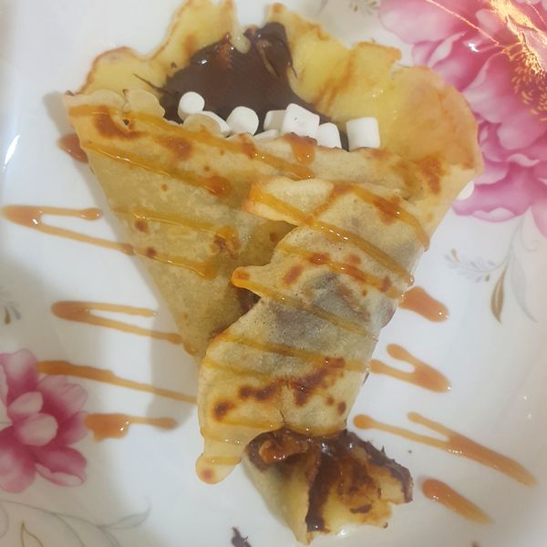 台式脆皮「玉米起士可麗餅」鹹鹹甜甜很美味:Eva 一起做