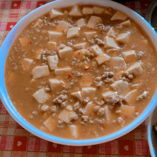 跟著做零失敗👉麻婆豆腐：🐱 一起做