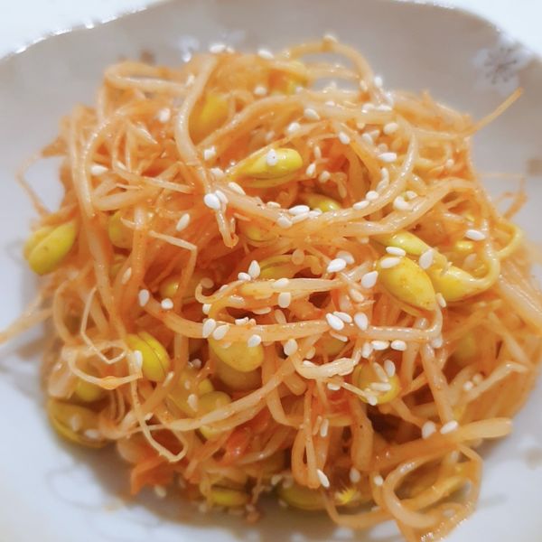 韓式涼拌黃豆芽(十分鐘快速上菜) : 李筱琳一起做