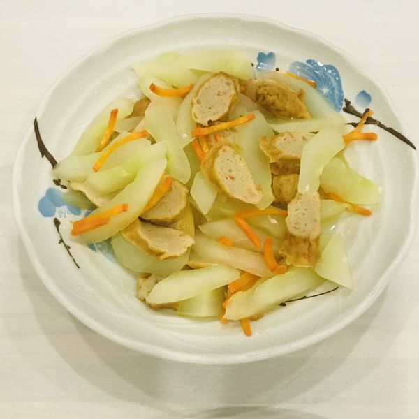 黑輪炒大黃瓜（10分鐘輕鬆上菜） : hcolorfullife一起做