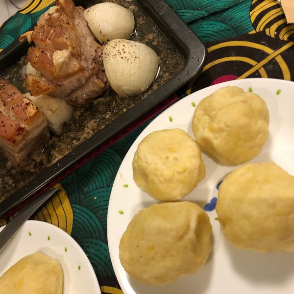 德式馬鈴薯丸子Klöße : 呂宜珊一起做