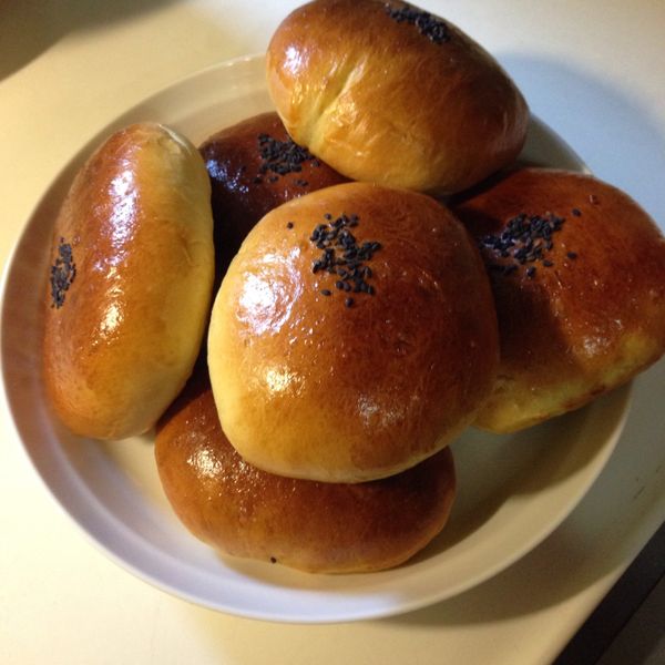 ♥我的手作料理♥ 湯種紅豆麵包：東方志玲 一起做