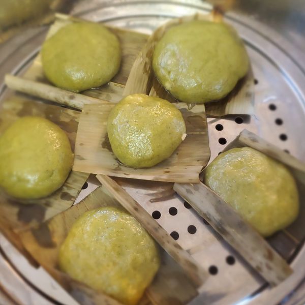 草仔粿（艾草粿） : Inko Tsai一起做