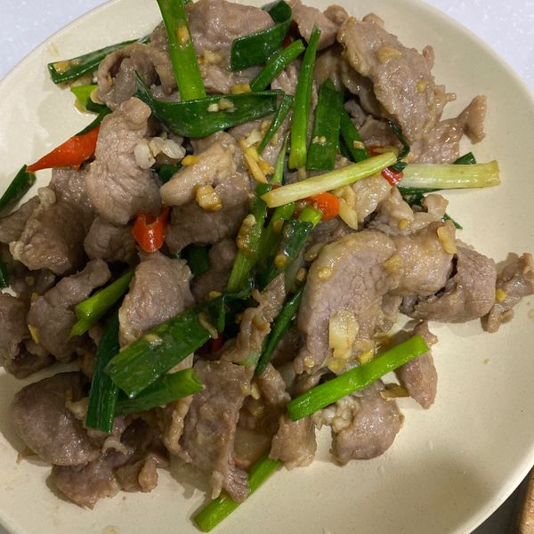 蔥爆豬肉★okane : Madge Lin一起做