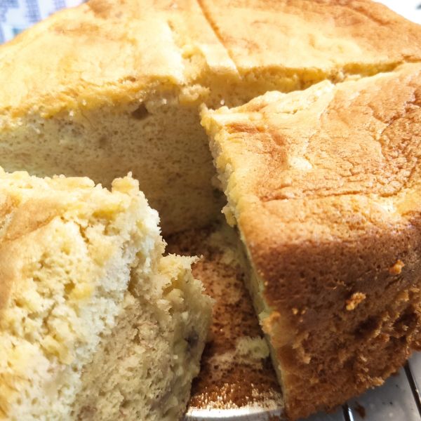 香蕉戚風蛋糕 (6吋圓型模) : MeiHui Hu一起做