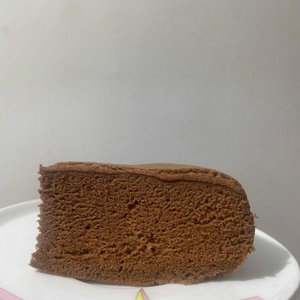巧克力戚風蛋糕（6吋減糖配方） : Shen一起做