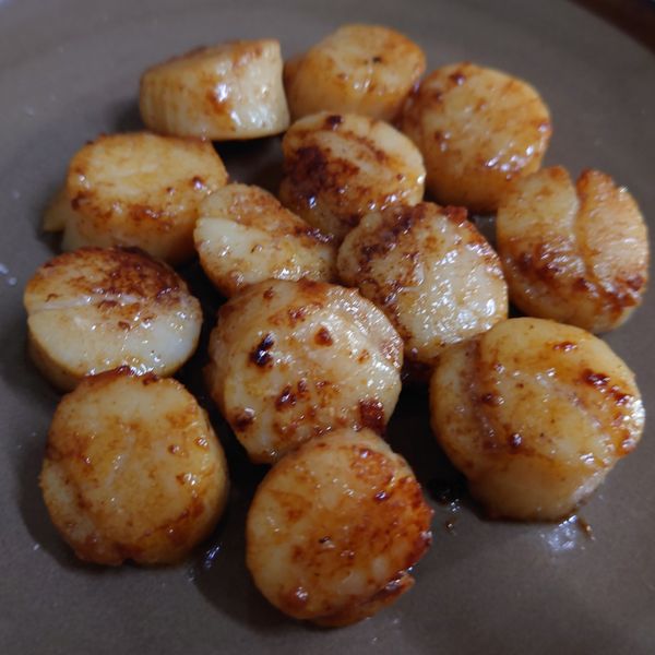 嫩煎奶油干貝 : 吳宜芯一起做