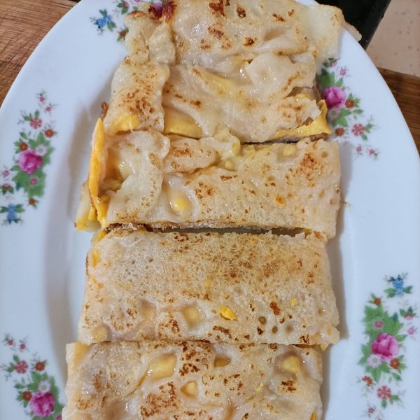 古早味粉漿蛋餅:潘子琳 一起做