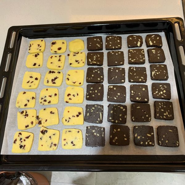 巧克力杏仁餅乾：viola 一起做