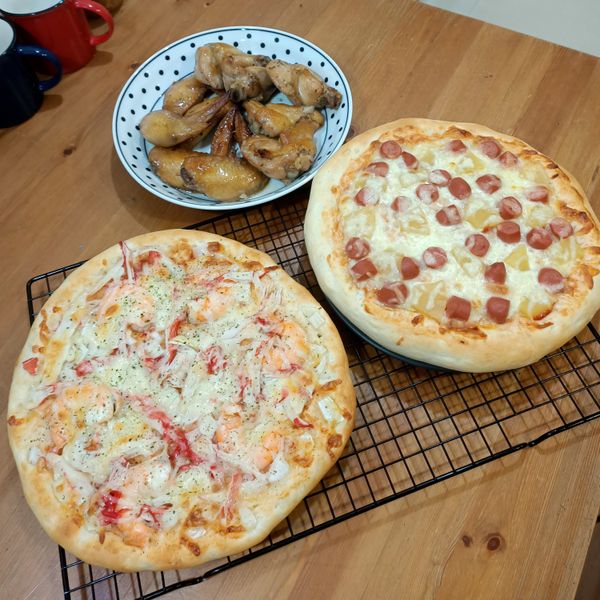 手工披薩餅皮：胡凱西 一起做