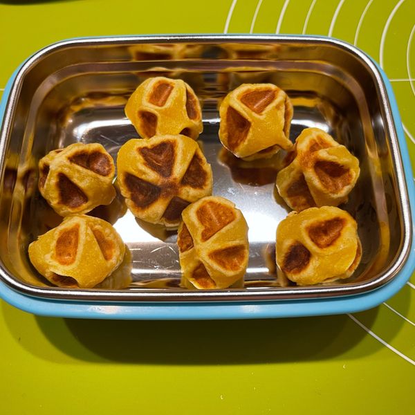 鬆餅機「地瓜球」兩種材料就完成！！：Peng Yen Ping Ad 一起做