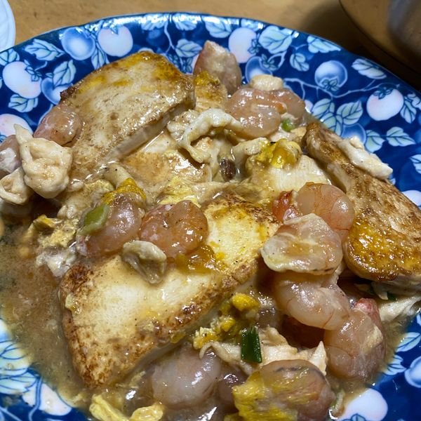 ♪ 蝦仁豆腐 ♪【豆腐9】 : George一起做