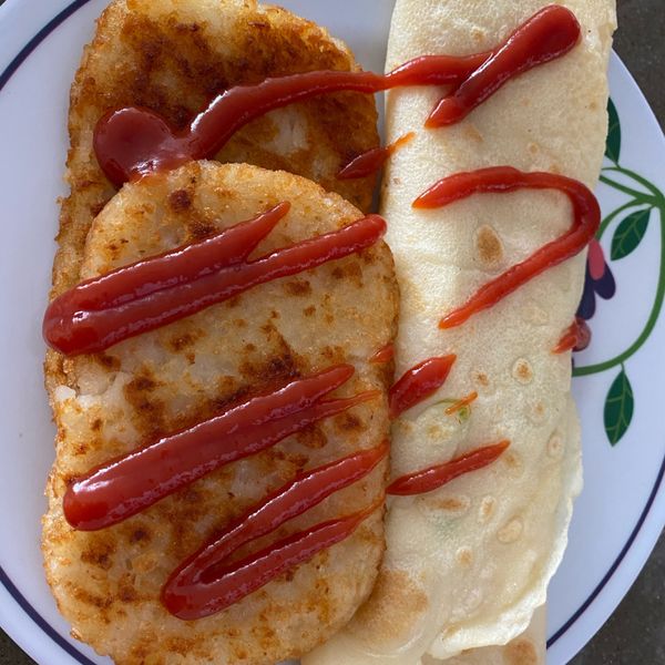 蛋餅控古早味粉漿蛋餅 : Vn一起做