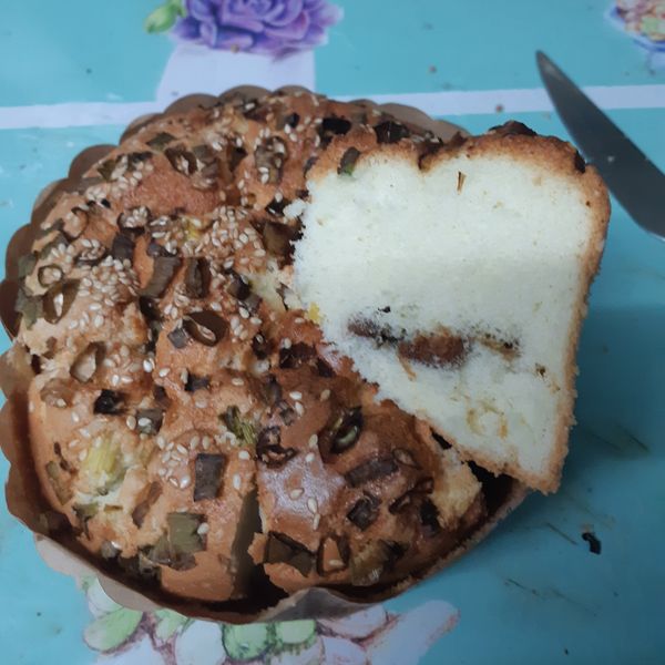 香蔥肉鬆戚風蛋糕 : 幸福人妻的料理日記一起做