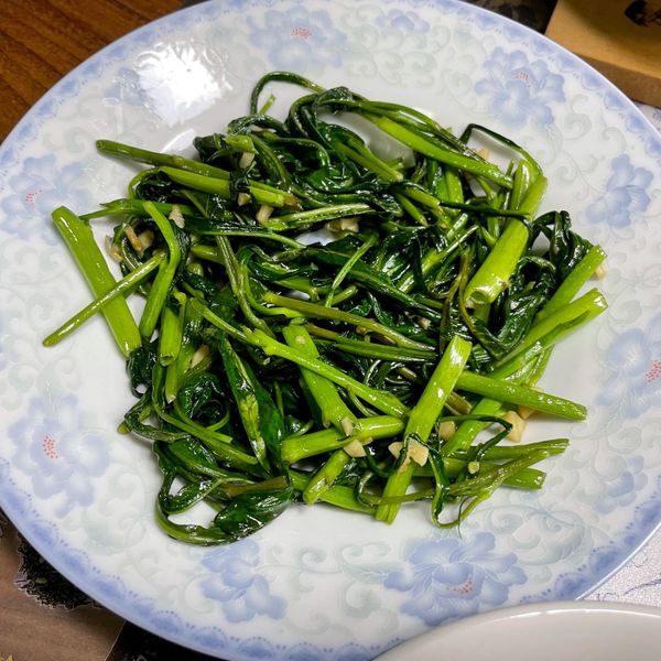 清炒空心菜 : SHOOTA一起做