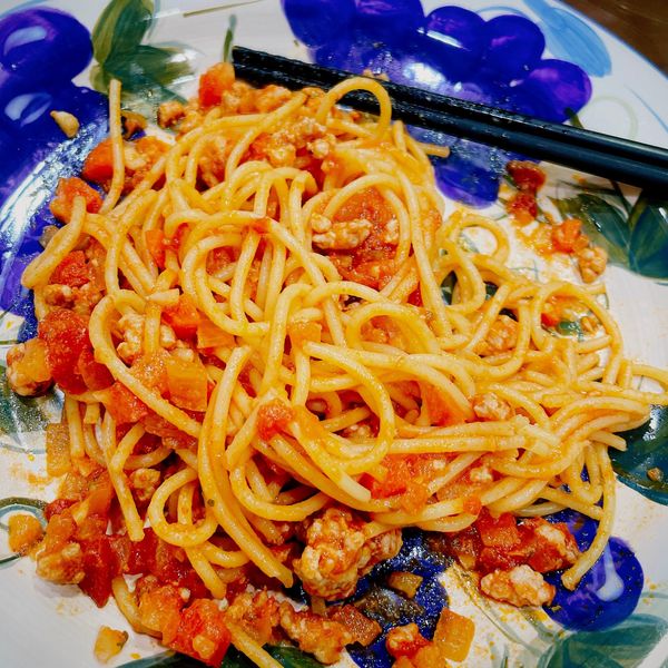 蕃茄肉醬義大利麵 : Rina Cheng一起做