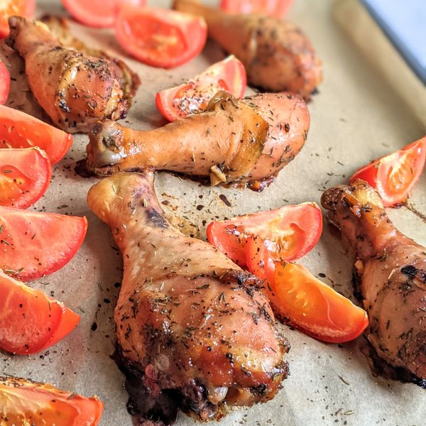 蜂蜜芥末香料烤雞腿：Janet 一起做