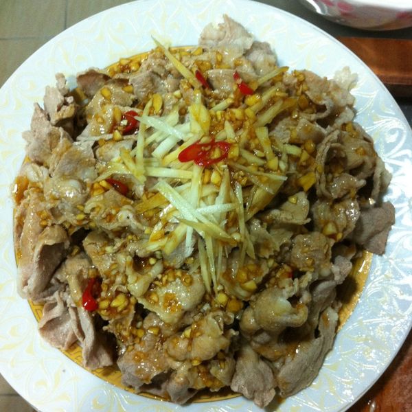 蒜泥白肉：Wu Hui-shan 一起做