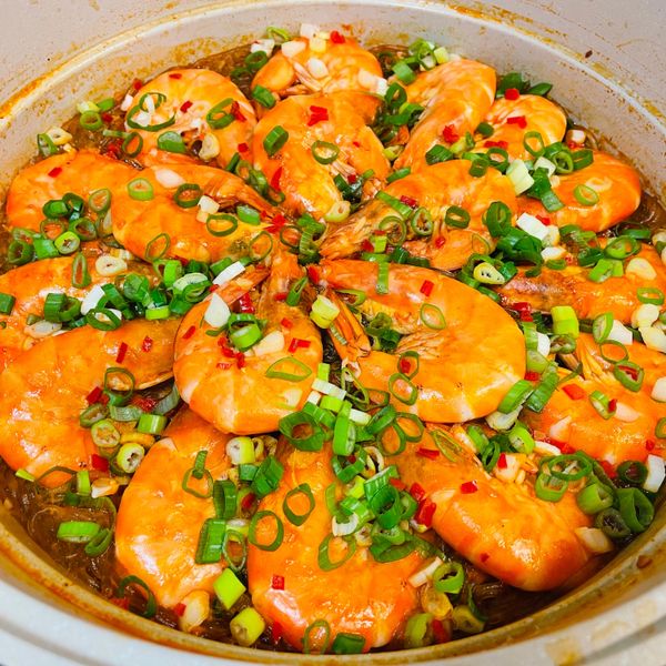 鮮蝦粉絲煲：Maggie Chang 一起做