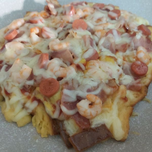 起司培根番茄吐司披薩 : 楊雯一起做