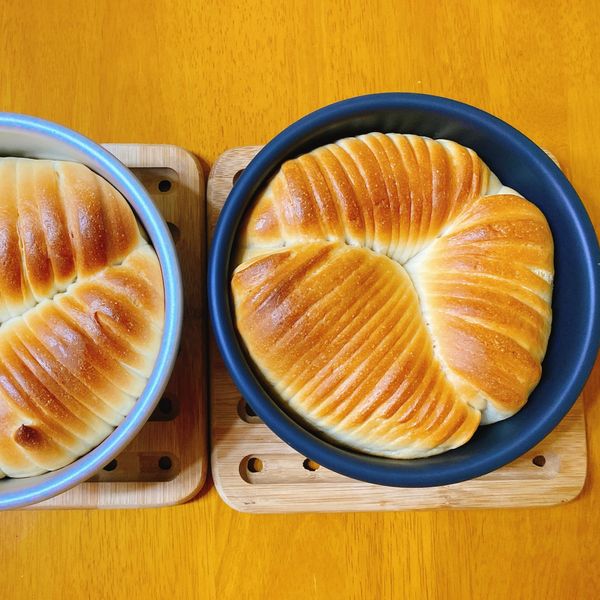 🧶毛線球麵包（內餡葡萄乾奶酥）🧶：沈芙玄 一起做