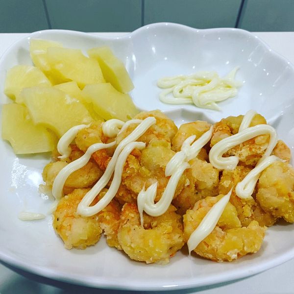 氣炸蝦仁：大星 一起做