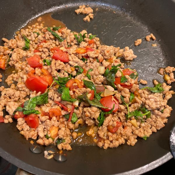 泰(台)式打拋豬肉飯 : Alice Li一起做