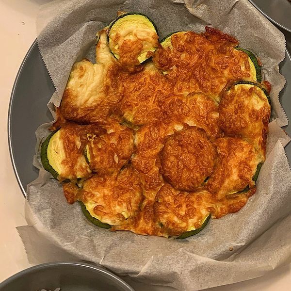 氣炸鍋-起司烤櫛瓜 : Chung Hui Lee一起做