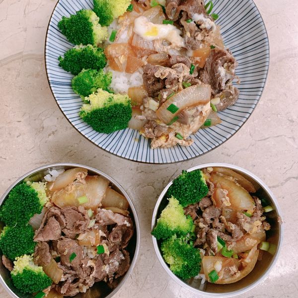 新手人妻必備-日式牛肉丼飯（零失敗料理） : 客家媳婦青菜煮一起做