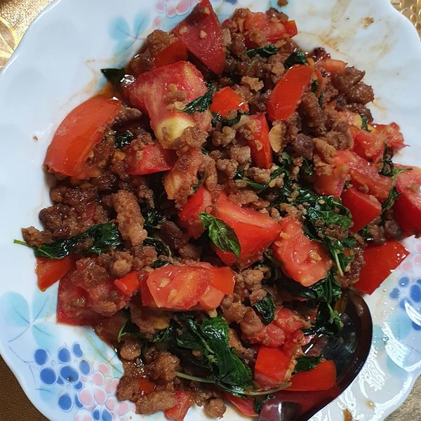 扒完三碗飯! 泰式打拋豬 食譜 : 米香一起做