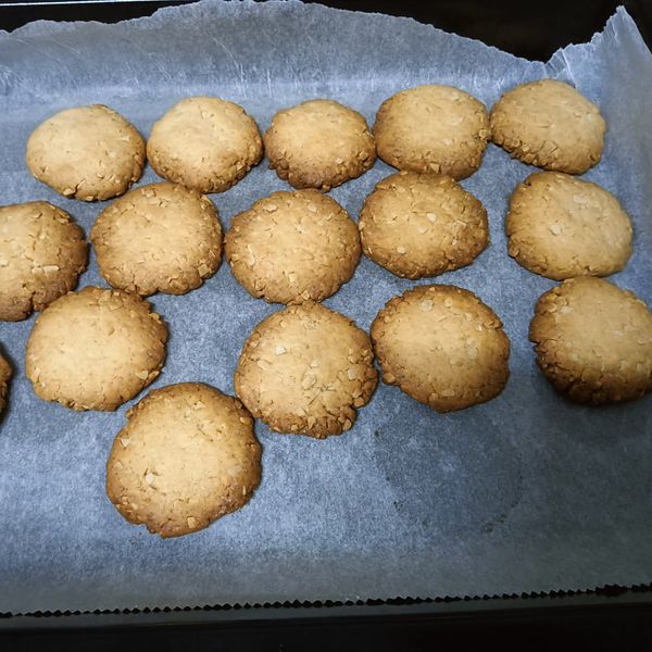 杏仁角奶油酥餅 : 康榛宴一起做