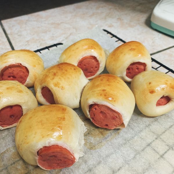 小熱狗麵包捲 : 啾啾食控一起做