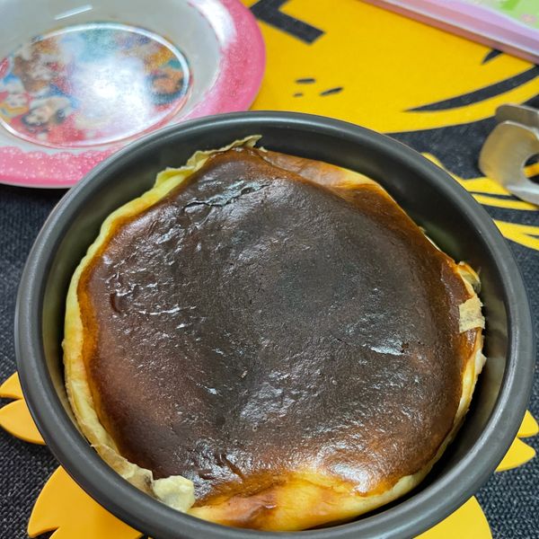 《氣炸系列》巴斯克乳酪蛋糕：ally 一起做