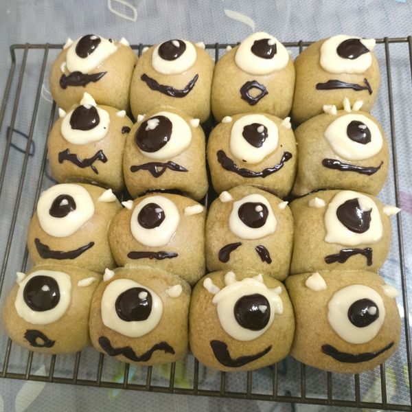 ちぎりパン 大眼仔的抹茶紅豆麵包 : 洪怡吟一起做