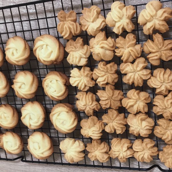 不塌又美味♪擠花奶油餅乾🍪 : Yixuan Huang一起做