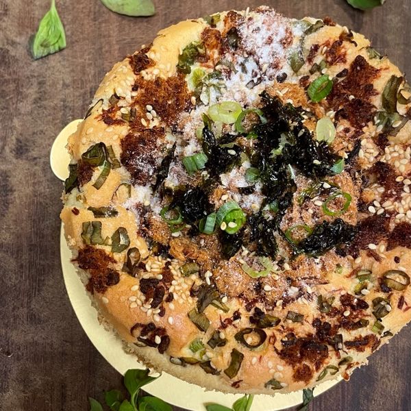 香蔥肉鬆戚風蛋糕 : Rou Lai一起做