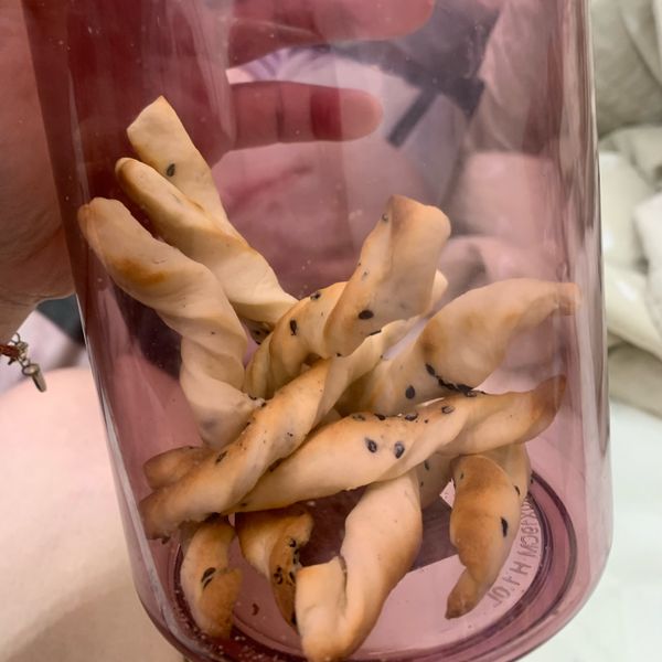 寶寶食譜【奶香芝麻餅乾】:倪兒 一起做