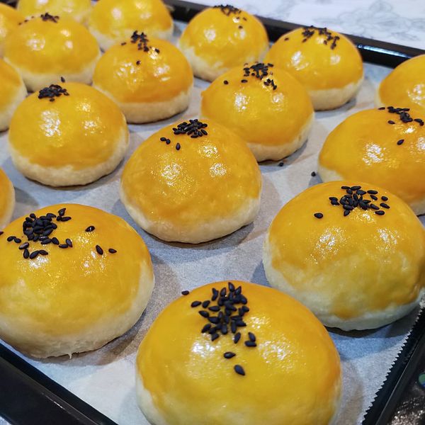《應景中秋》蛋黃酥配方 可做20顆 : 魔法黑布丁一起做