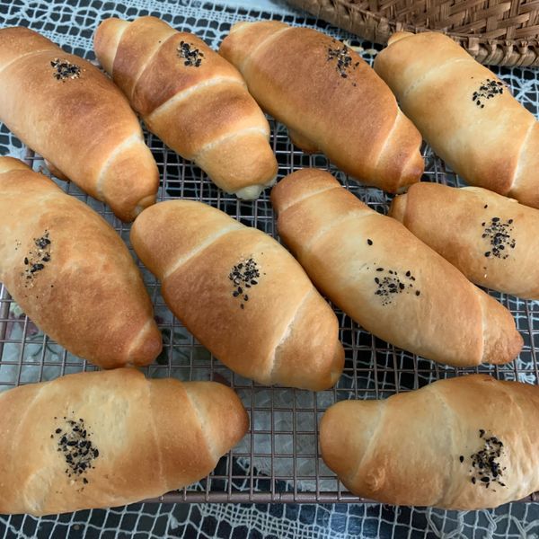 鹽可頌 海鹽奶油卷 : Yuki Run一起做