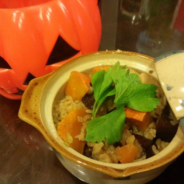 我也做了～媽咪的聰明料理術雞肉南瓜炊飯：小宅主婦愛料理 一起做