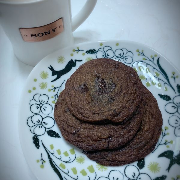 經典美式巧克力軟餅乾超級簡單無需焦化奶油 : Vivien Yen一起做