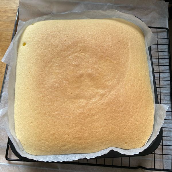 古早味雞蛋糕：麵 一起做