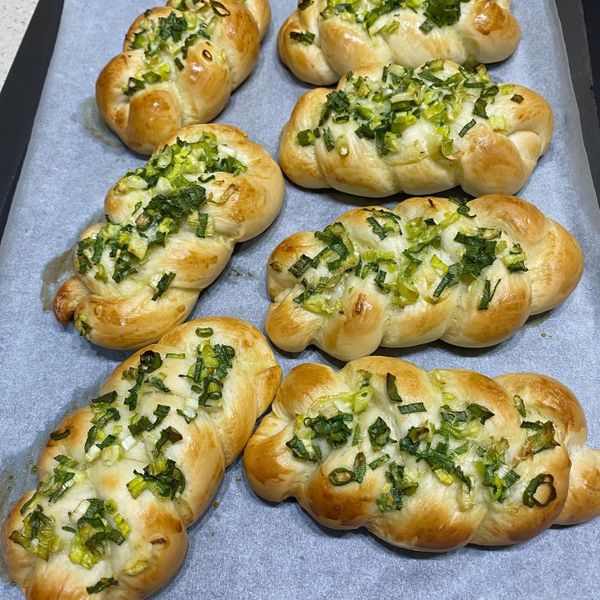 (麵包機) 古早味香蔥麵包:Kat 一起做