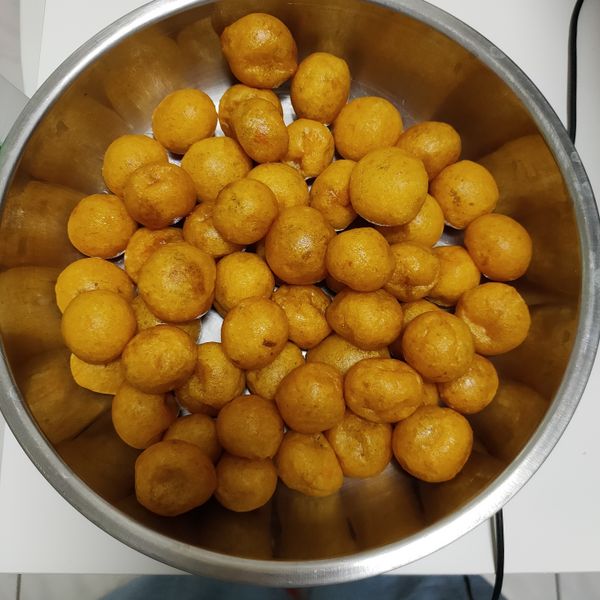 美味地瓜球 : anny一起做